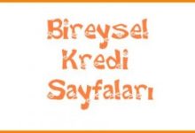 Bireysel Kredi Sayfaları